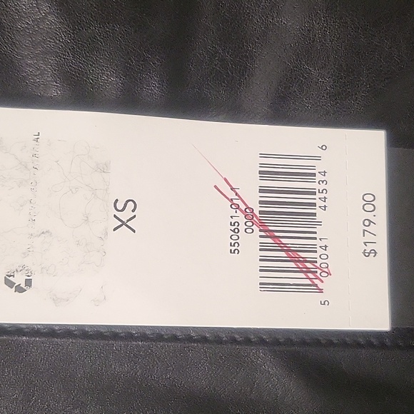 Black Vegan Leather Jacket - Picture 5 of 5